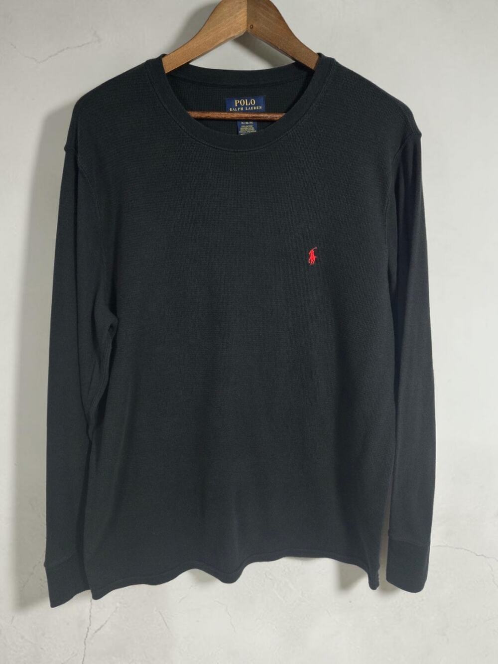 Polo Ralph Lauren Black Thermal Shirt Size XL